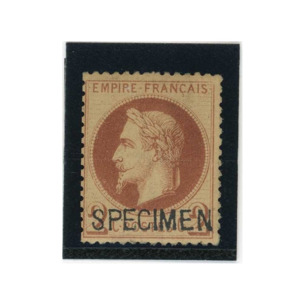 YT 26 - Neuf x - SPECIMEN - Cote 400 Euros
