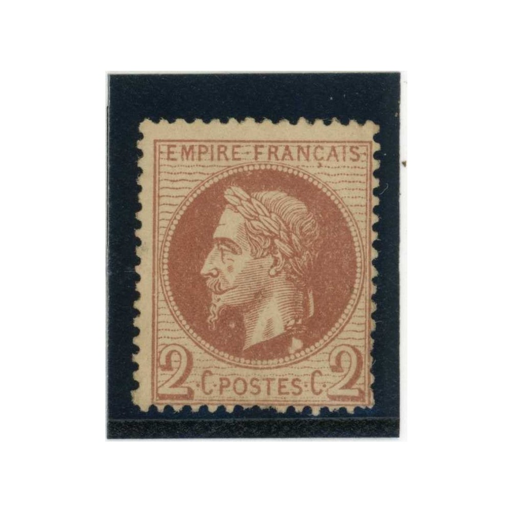 YT 26 - Neuf x - Boule sous le cou - Certificat 15801 - Cote 2200 Euros