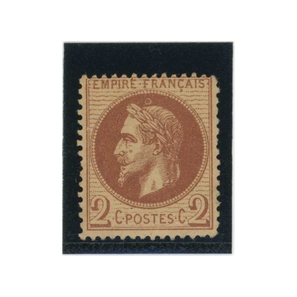 YT 26 - Neuf x - Variété : Anneau lune - Cote 350 Euros