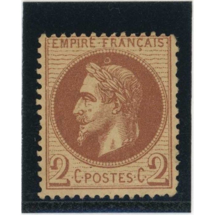 YT 26 - Neuf x - Variété : Anneau lune - Cote 350 Euros