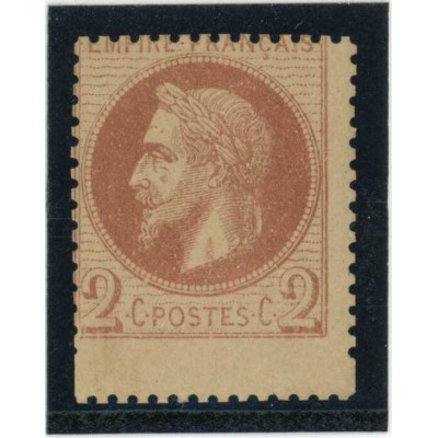 YT 26 - Neuf x - Variété : Décalé - Cote 350 Euros