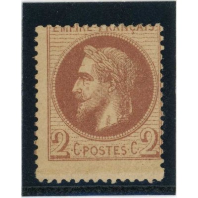 YT 26 - Neuf x - Variété : Décalé - Cote 350 Euros