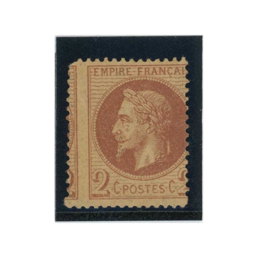 YT 26 - Neuf x - Variété : A cheval - Cote 350 Euros