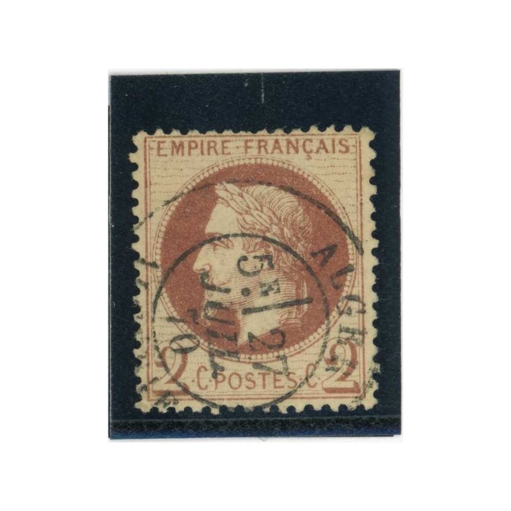 YT 26 - Cachet à Date Alger du 27 Juillet 70 - Cote 50 Euros