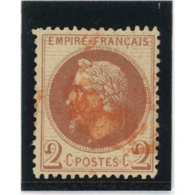 YT 26 - Cachet à date rouge des imprimés - Cote 90 Euros