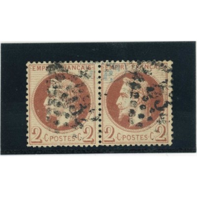 YT 26 - Control TP Bleu - Paire - Cote 110 Euros