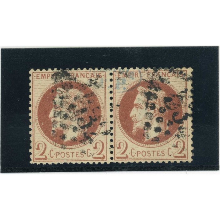 YT 26 - Control TP Bleu - Paire - Cote 110 Euros