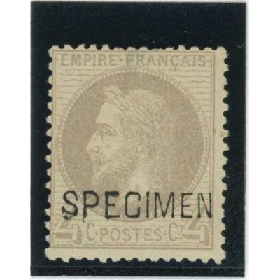 YT 27 - Neuf x - SPECIMEN - Cote 400 Euros