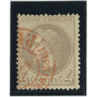 YT 27 - Cachet à date rouge des imprimés - Cote 170 Euros