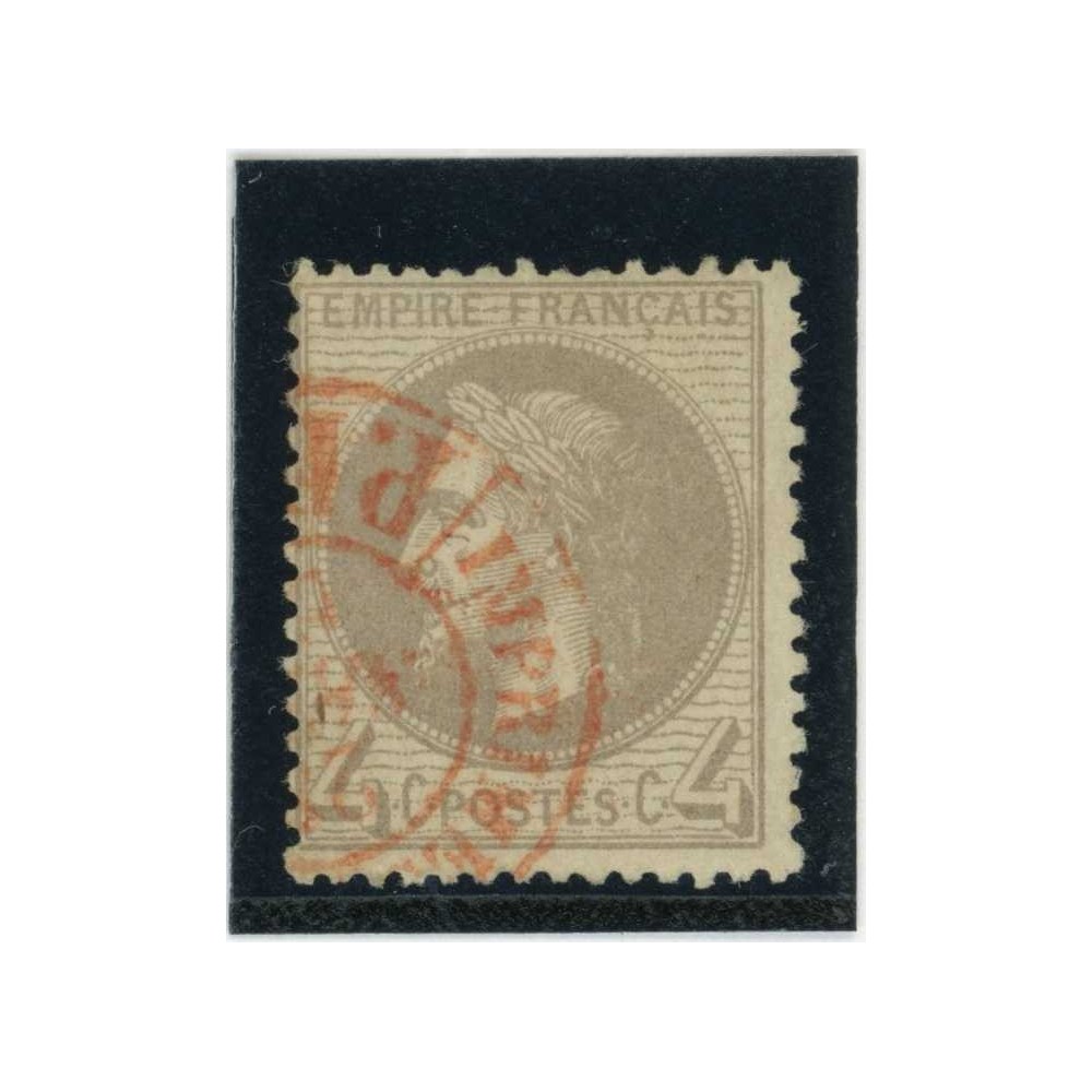 YT 27 - Cachet à date rouge des imprimés - Cote 170 Euros