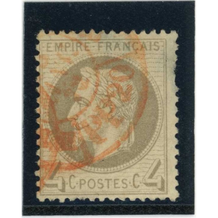 YT 27 - Cachet à date rouge des imprimés - Cote 170 Euros