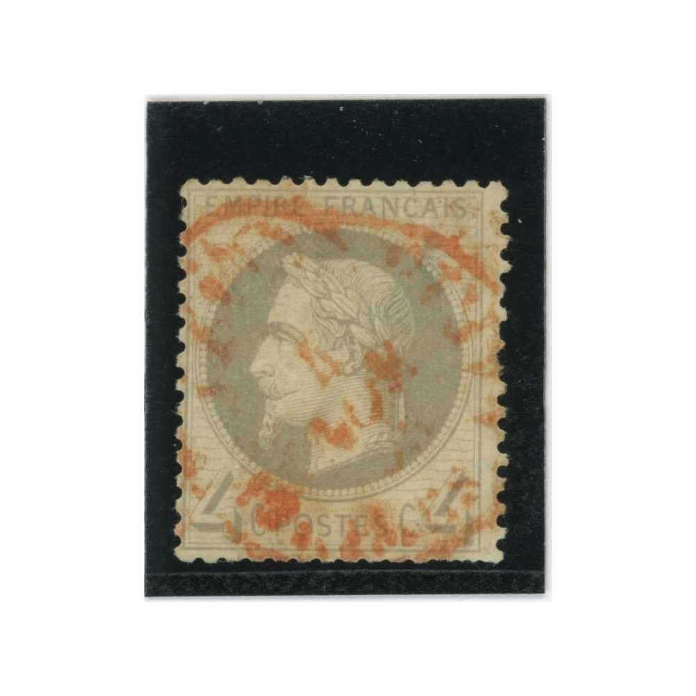 YT 27 - Cachet à date rouge des imprimés - Cote 170 Euros