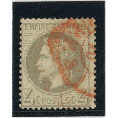 YT 27 - Cachet à date rouge des imprimés - Cote 170 Euros