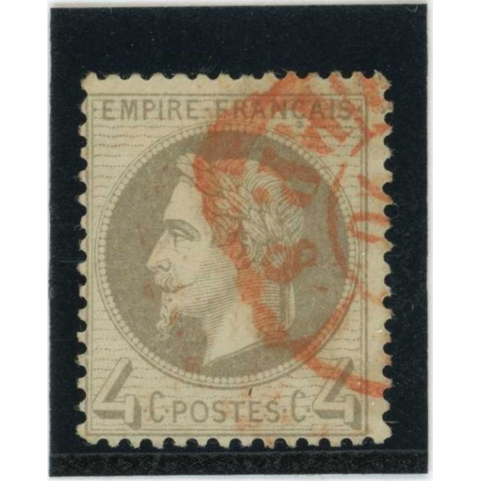 YT 27 - Cachet à date rouge des imprimés - Cote 170 Euros