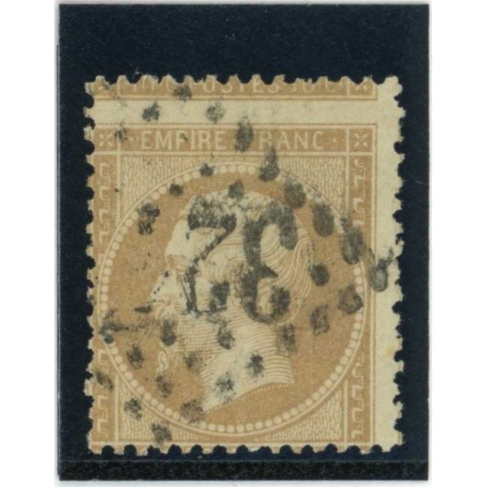 YT 28  - Variété : A cheval - Cote 50 Euros