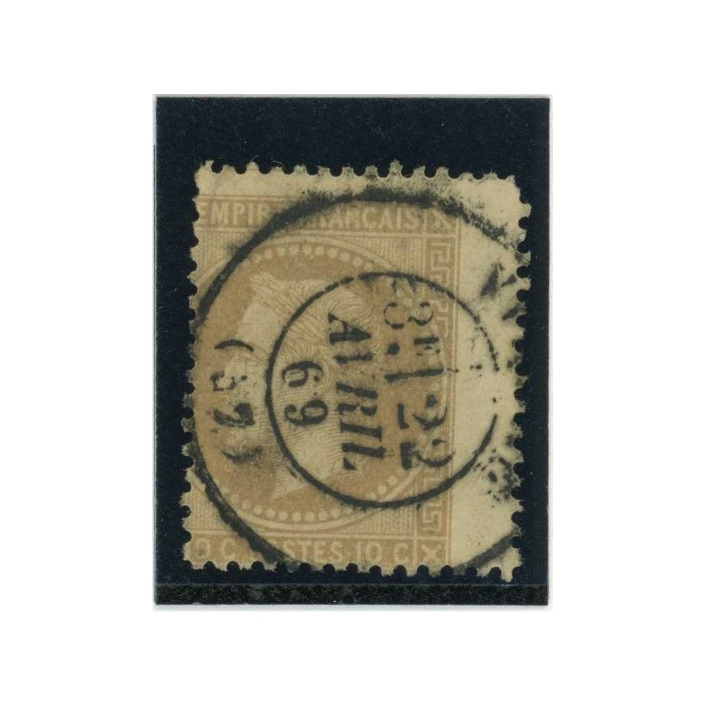 YT 28 A - Variété : Décalé - Cote 45 Euros