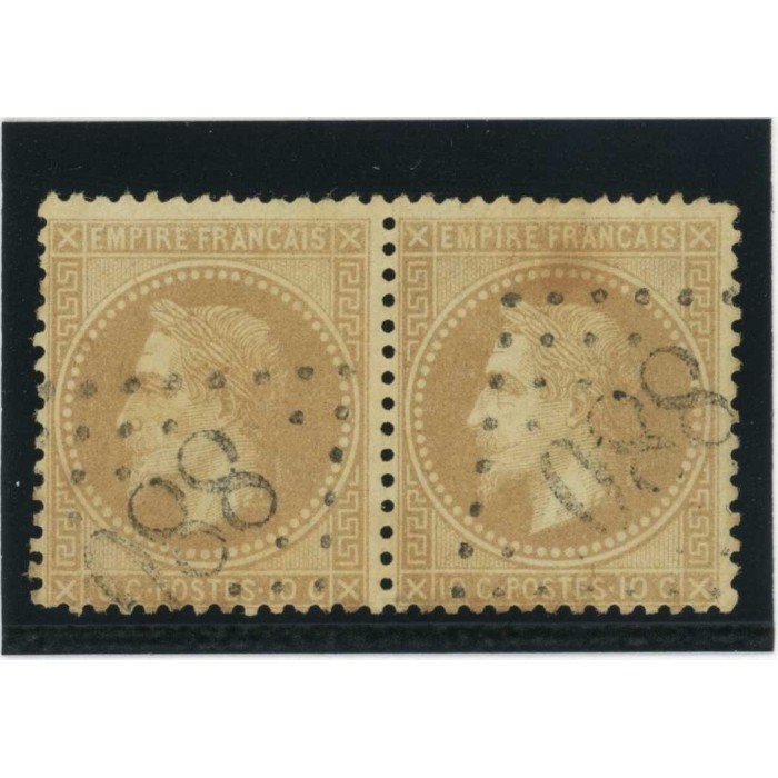 YT 28 B - GC 880 - Chantilly - Oise (58) - Paire - Cote 8 Euros