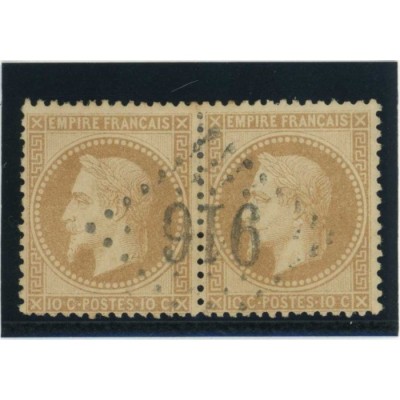 YT 28 B - GC 916 - Le Château d'Oléron - Charente Inférieure (16) - Paire - Cote 10 Euros