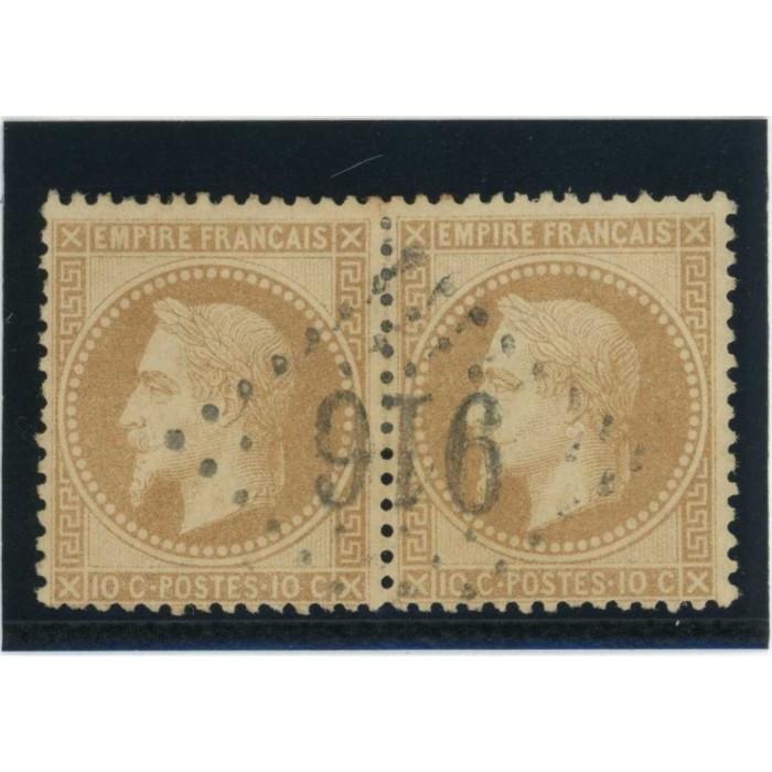 YT 28 B - GC 916 - Le Château d'Oléron - Charente Inférieure (16) - Paire - Cote 10 Euros