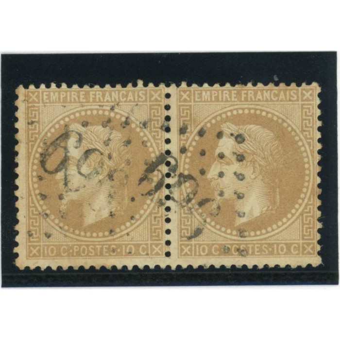 YT 28 B - Paire - Cote 17 Euros