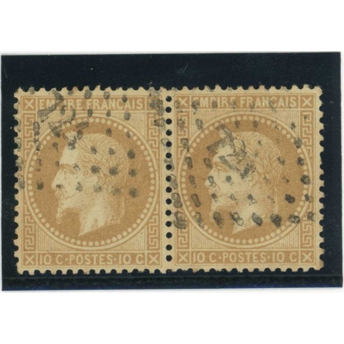 YT 28 B - PC 724 - Champs sur Tarentaine Marchal - Cantal (14) - Paire - Cote 320 Euros
