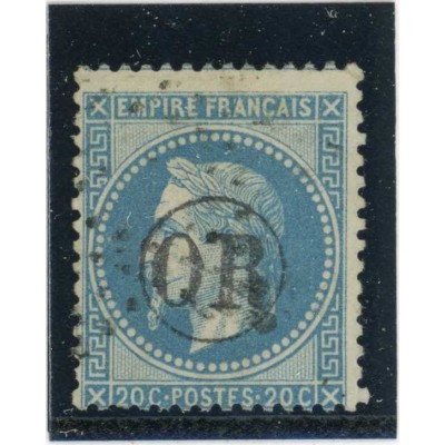 YT 29 B - "OR" dans un cercle - Cote 90 Euros