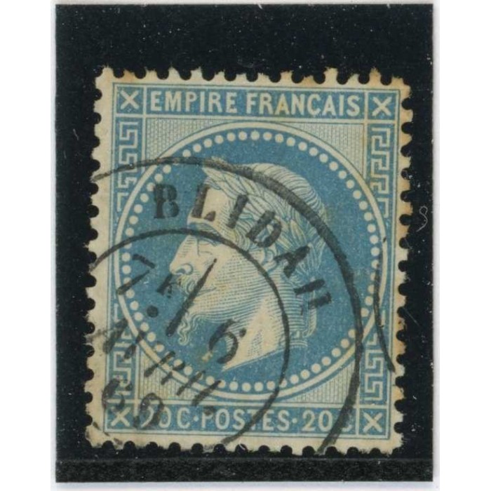 YT 29 B - CaD Blidah du 6 Avril 1860 - Cote 5 Euros