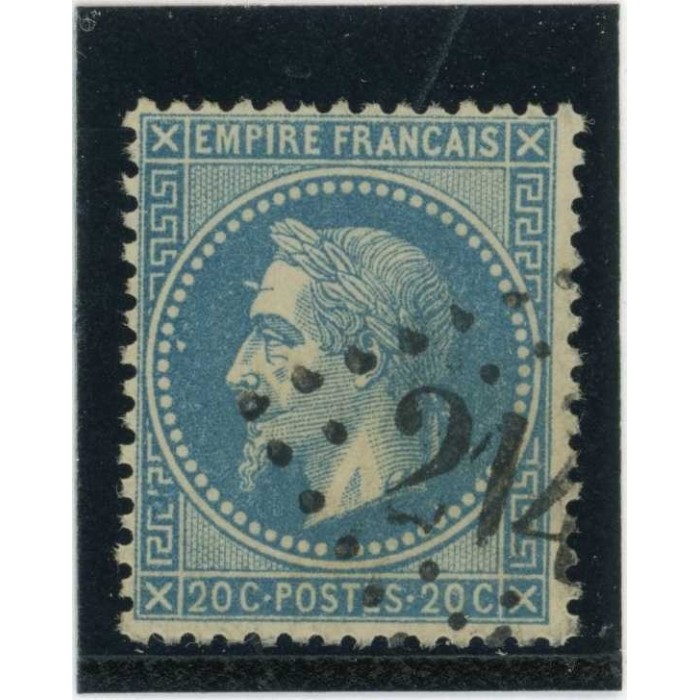 YT 29 B - Variété : Pointe au front - Cote 80 Euros