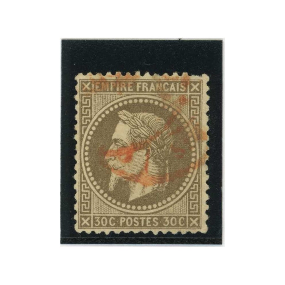 YT 30 - Cachet a Date rouge des imprimés - Cote 110 Euros