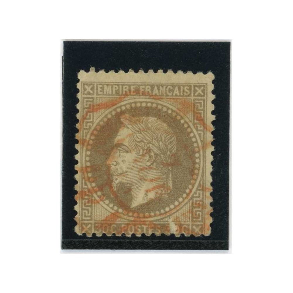 YT 30 - Cachet a Date rouge des imprimés - Cote 110 Euros