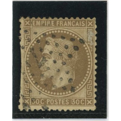 YT 30 - Etoile 1 - Fond ligné - Cote 60 Euros