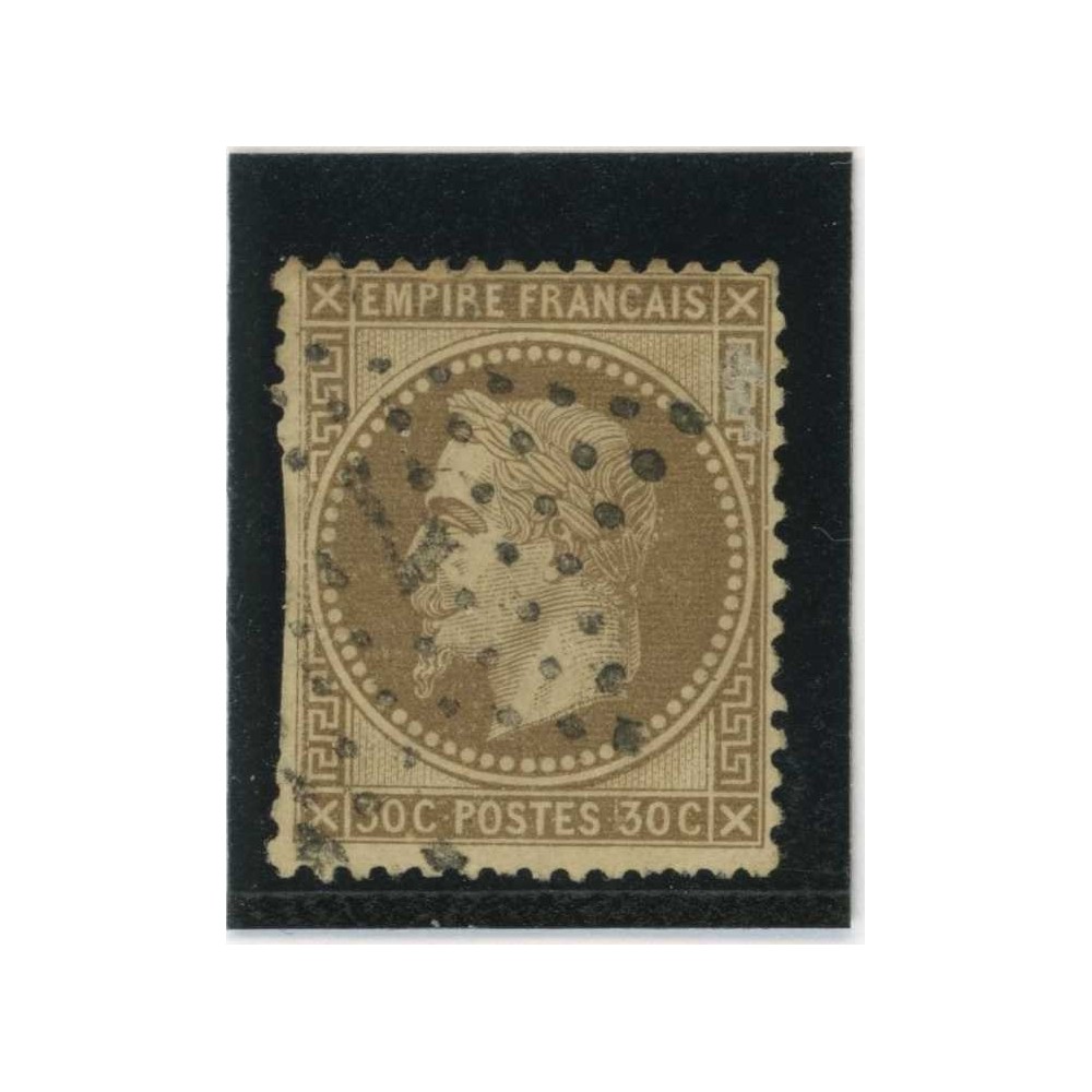 YT 30 - Etoile 1 - Fond ligné - Cote 60 Euros