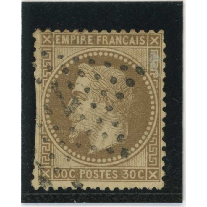 YT 30 - Etoile 1 - Fond ligné - Cote 60 Euros