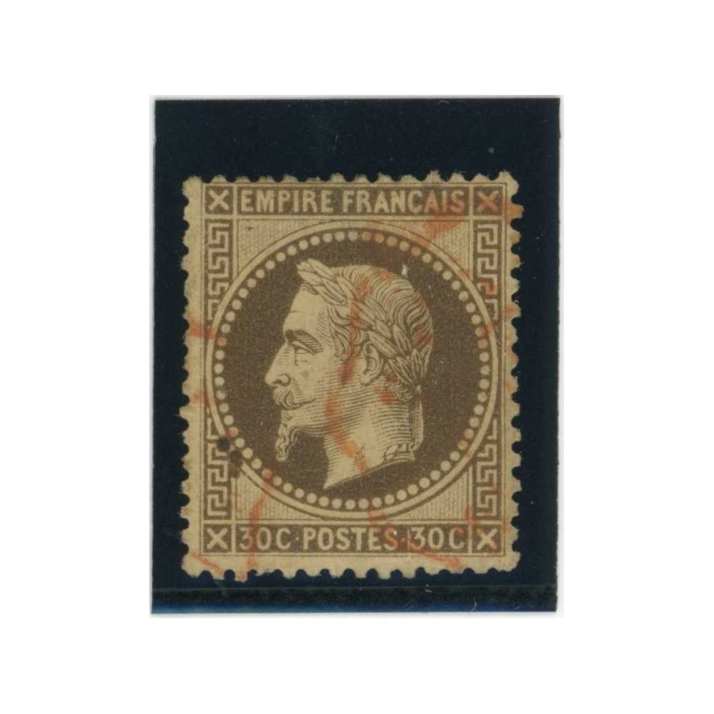 YT 30 - Cachet a Date rouge des imprimés - Cote 110 Euros