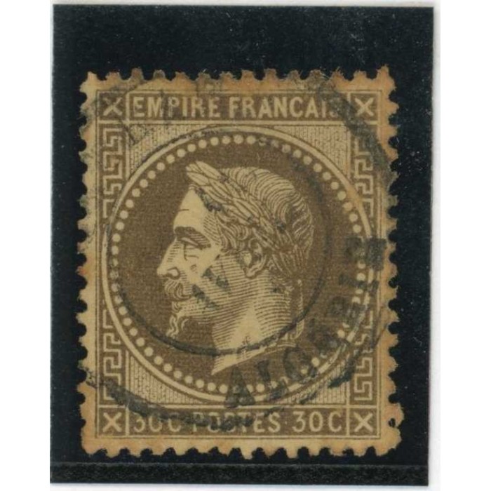 YT 30 - CaD Algérie - Fond ligné - Cote 80 Euros