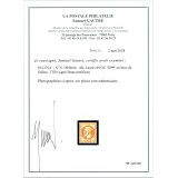 YT 31 - GC 5099 - Sulina - Turquie - Certificat VO 23/1033 - Cote 825 Euros