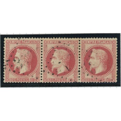 YT 32 - Oblitéré - Bande de 3 - Cote 110 Euros