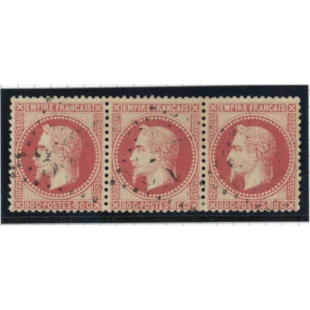 YT 32 - Oblitéré - Bande de 3 - Cote 110 Euros