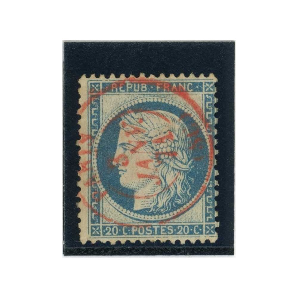 YT 37 - CaD Paris rouge - Cote 45 Euros