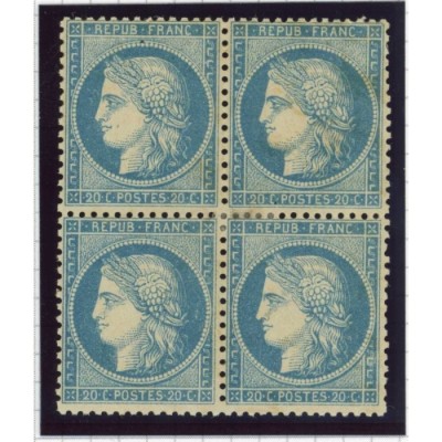 YT 37 - Neuf x - Bloc de 4 - Signé Roumet - Cote 2700 Euros
