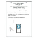 YT 37 - Neuf x - Croix de repère - Signé Calves - Certificat VO 23/462 - Cote 800 Euros