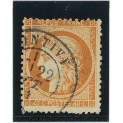 YT 38 d - "4" retouché - Cote 200 Euros