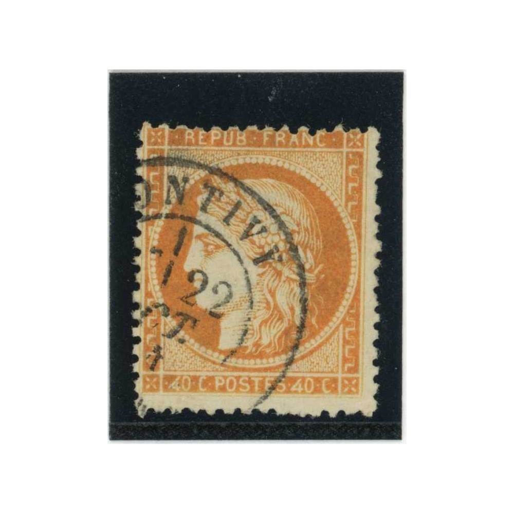YT 38 d - "4" retouché - Cote 200 Euros