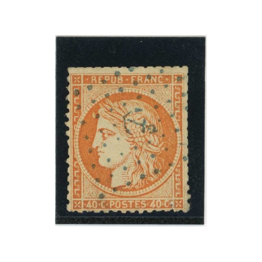 YT 38 - Ancre bleu - Cote 60 Euros