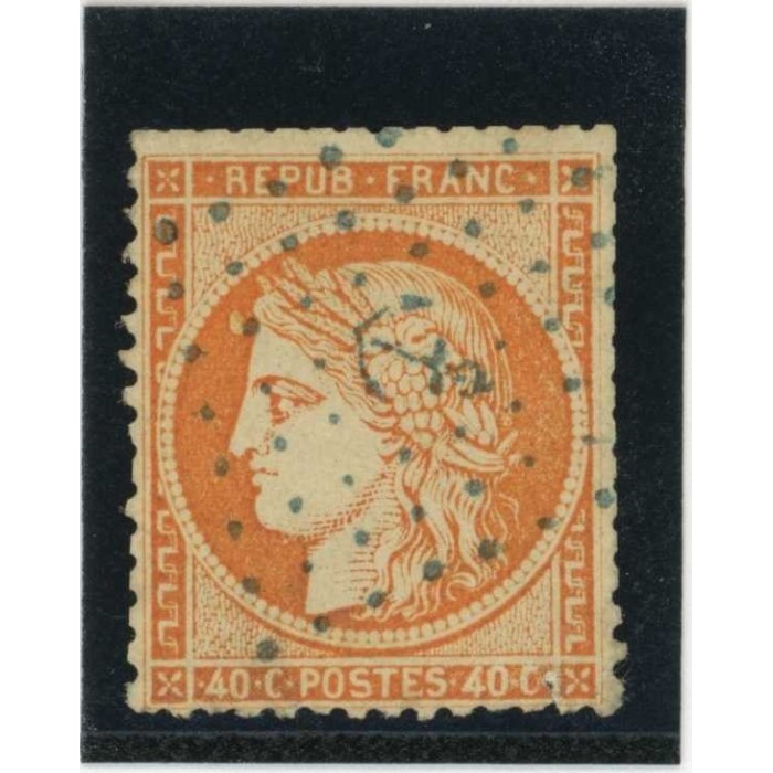 YT 38 - Ancre bleu - Cote 60 Euros