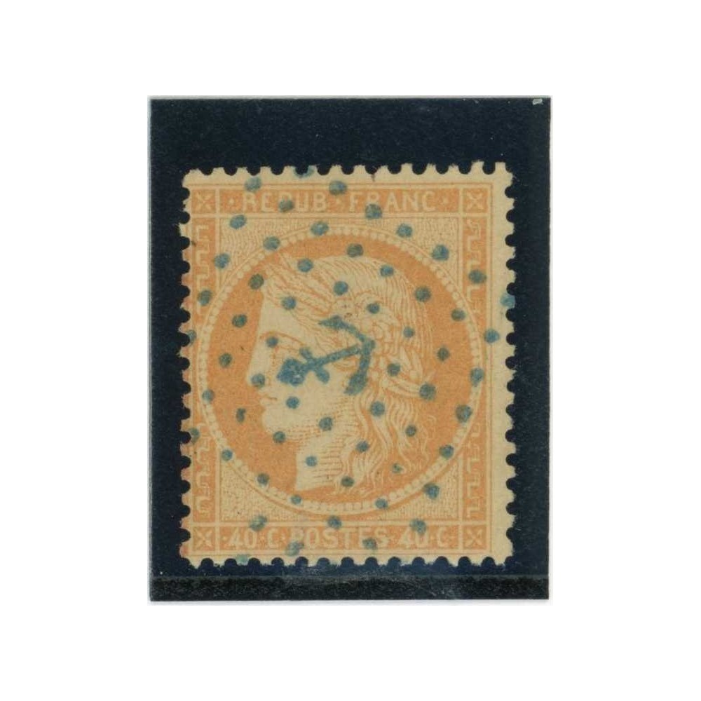 YT 38 - Ancre bleu - Cote 60 Euros