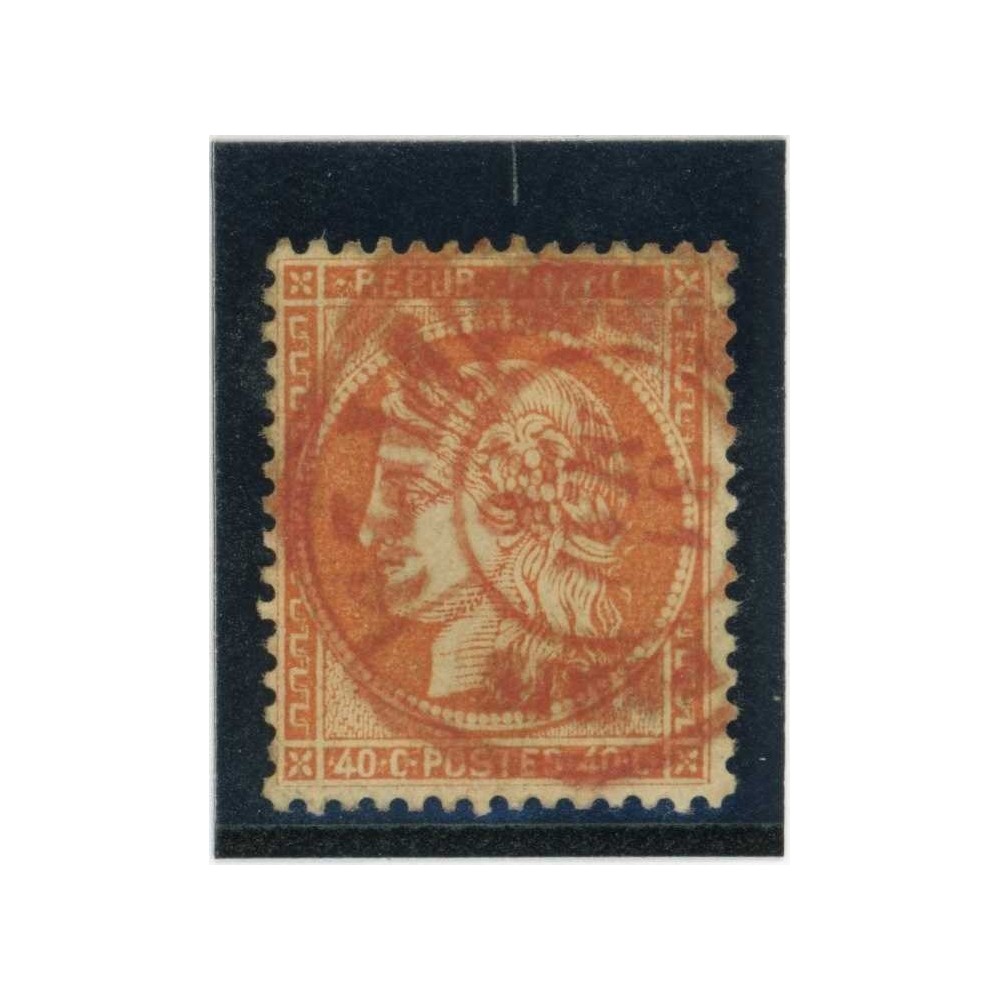 YT 38 - Cachet à date rouge des imprimés - Cote 60 Euros