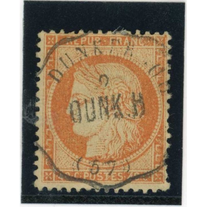 YT 38 - Cachet des stations - Dunkerque - Cote 65 Euros
