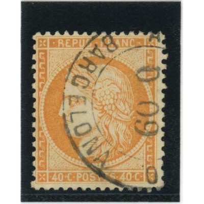 YT 38 - Cachet Espagnole - Cote 50 Euros