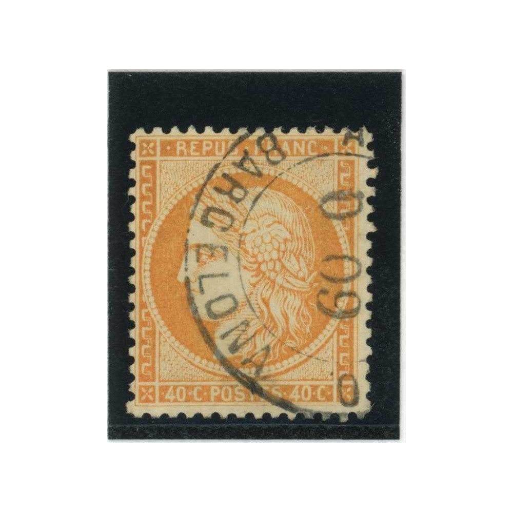 YT 38 - Cachet Espagnole - Cote 50 Euros